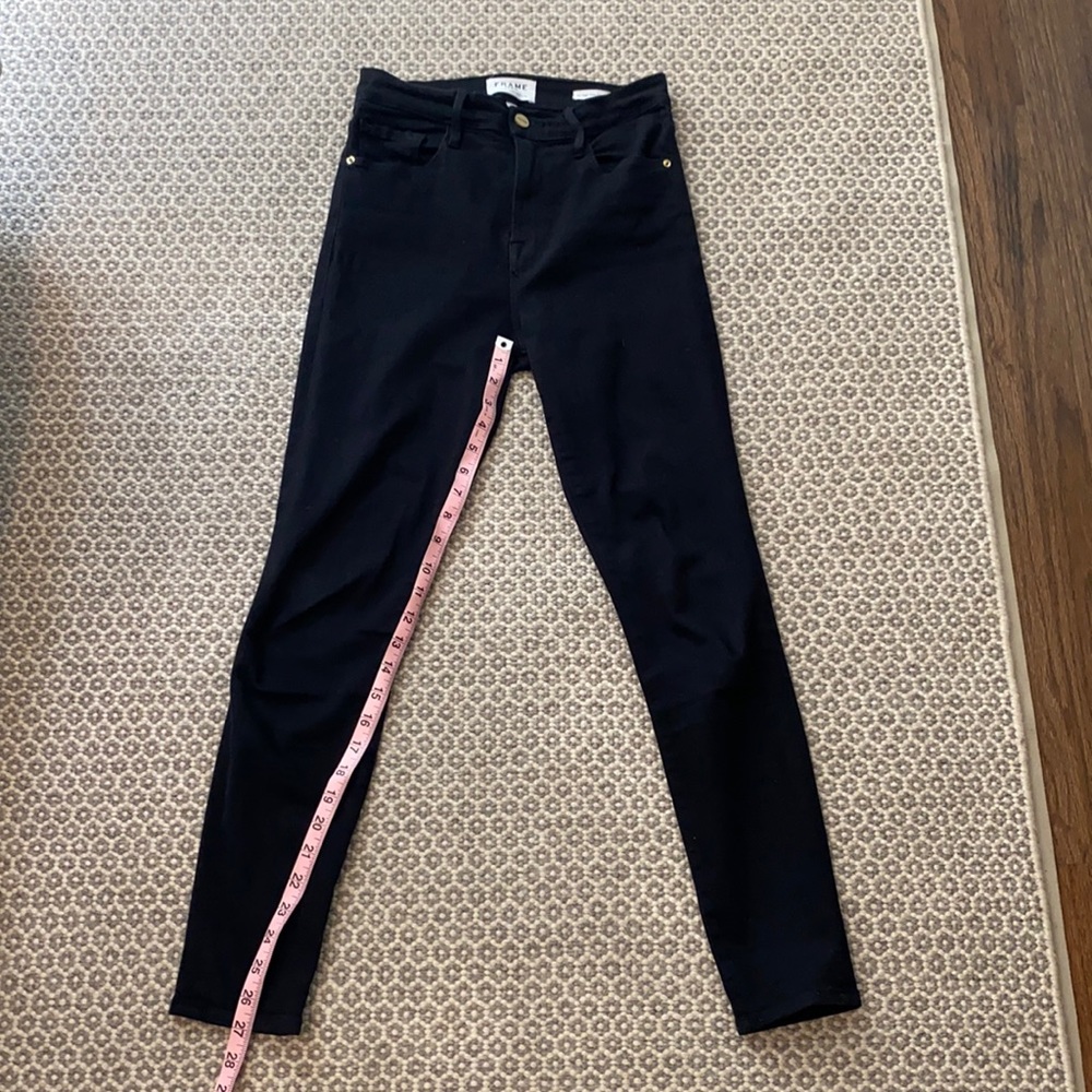 Frame Black Ali high rise cigarette jeans